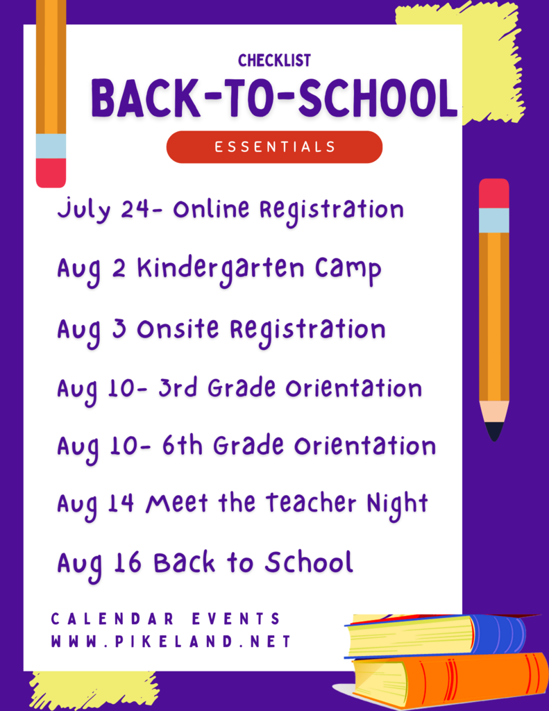 Back To School Dates